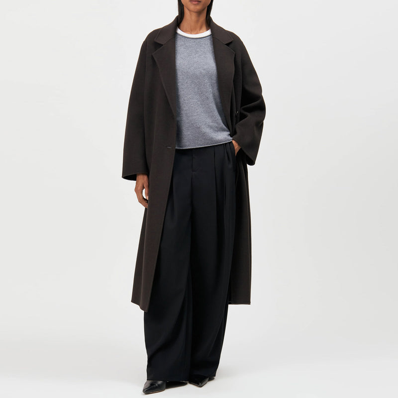 Upavon Coat 85345 chocolate brown