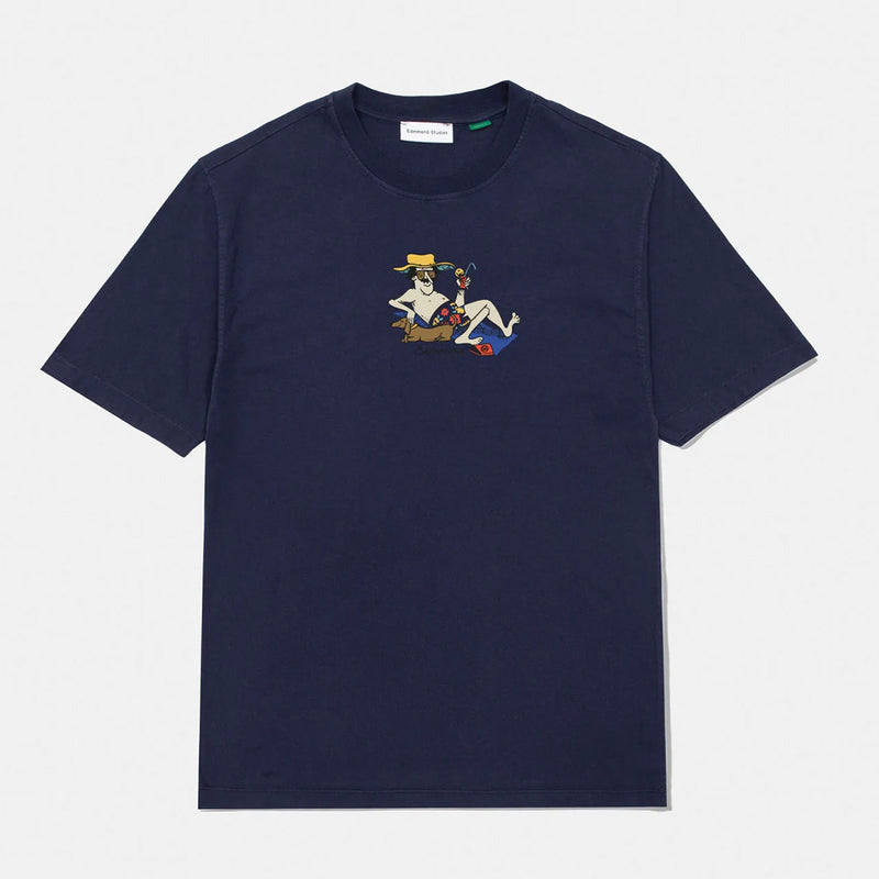 Balance Life Tee plain navy