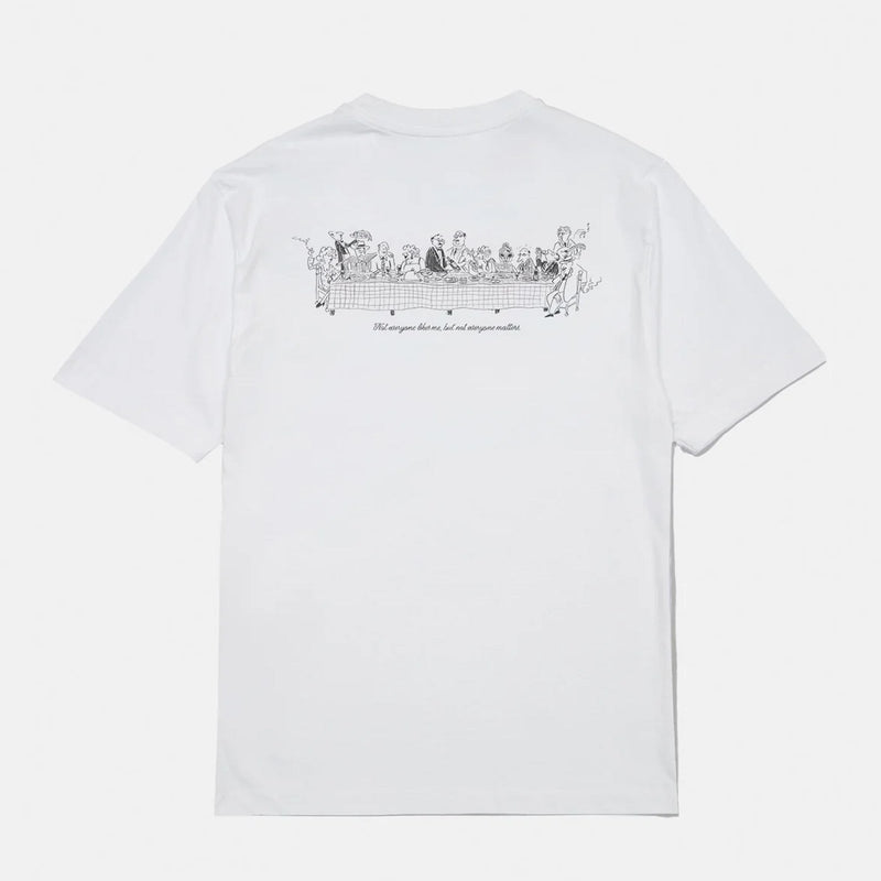 Banquet Hall Tee plain white Edmmond Studios