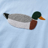 Duck Hunt Sweatshirt plain light blue