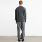 Duck Patch Cardigan plain grey Edmmond Studios