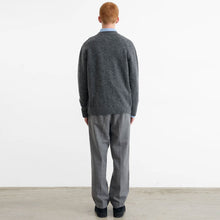 Duck Patch Cardigan plain grey Edmmond Studios