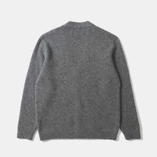Duck Patch Cardigan plain grey Edmmond Studios