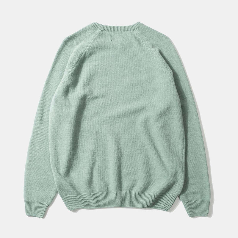 Duck Patch Jumper plain sage green Edmmond Studios