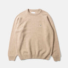 Duck Patch Sweat  jumper plain tan Edmmond Studios