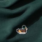 Duck Patch Sweatshirt plain dk green Edmmond Studios