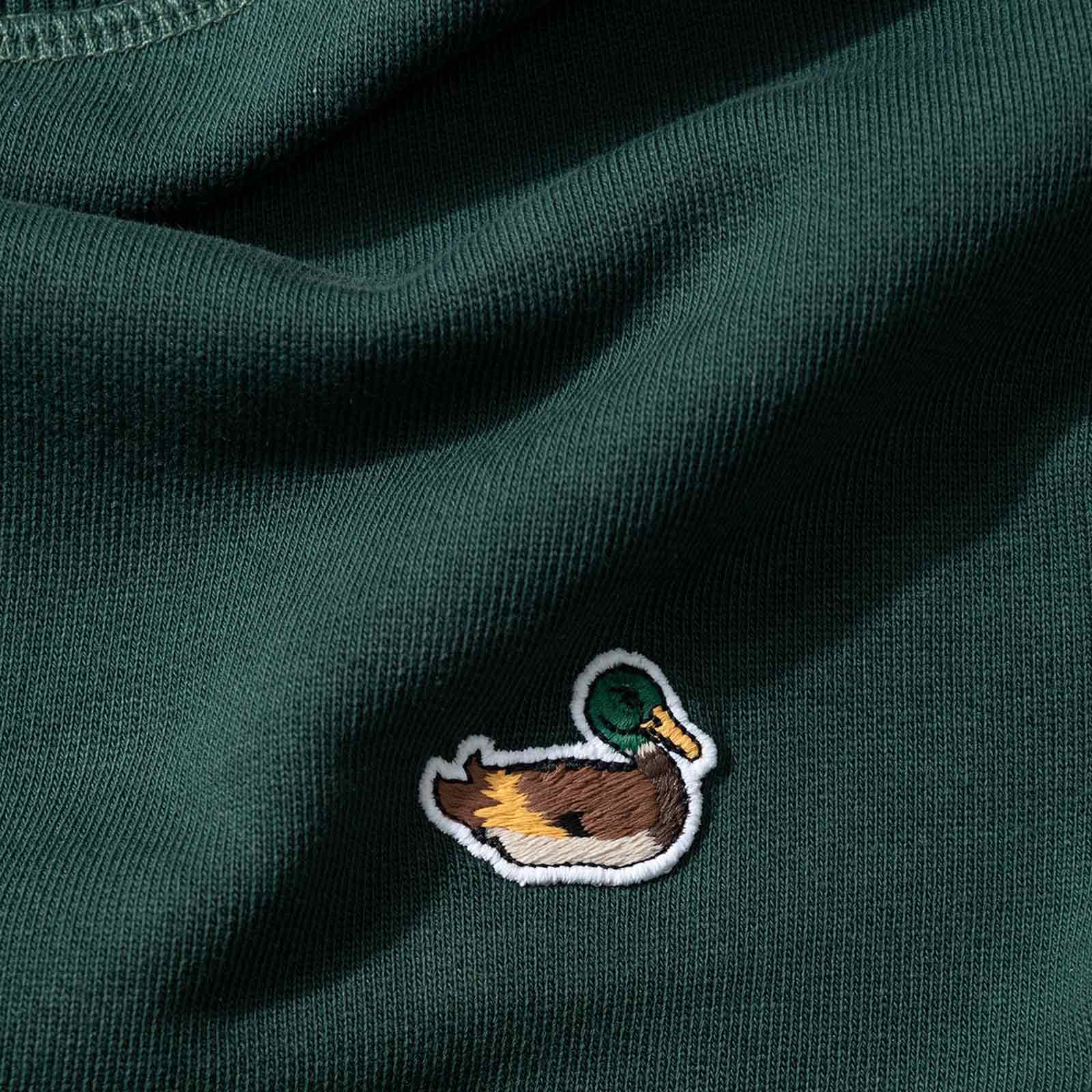 Duck Patch Sweatshirt plain dk green Edmmond Studios