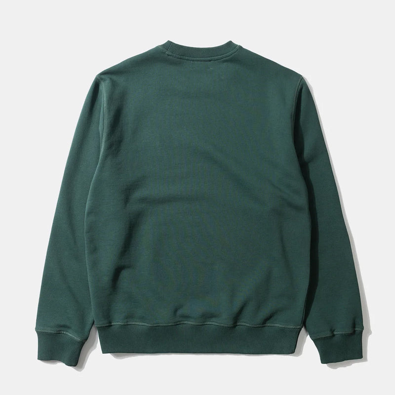 Duck Patch Sweatshirt plain dk green Edmmond Studios