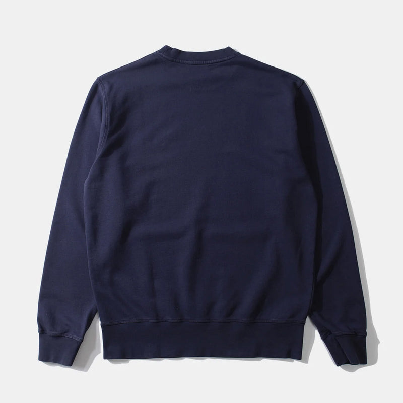 Duck Patch Sweatshirt plain navy Edmmond Studios