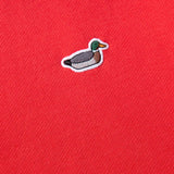 Duck Patch Sweatshirt plain red