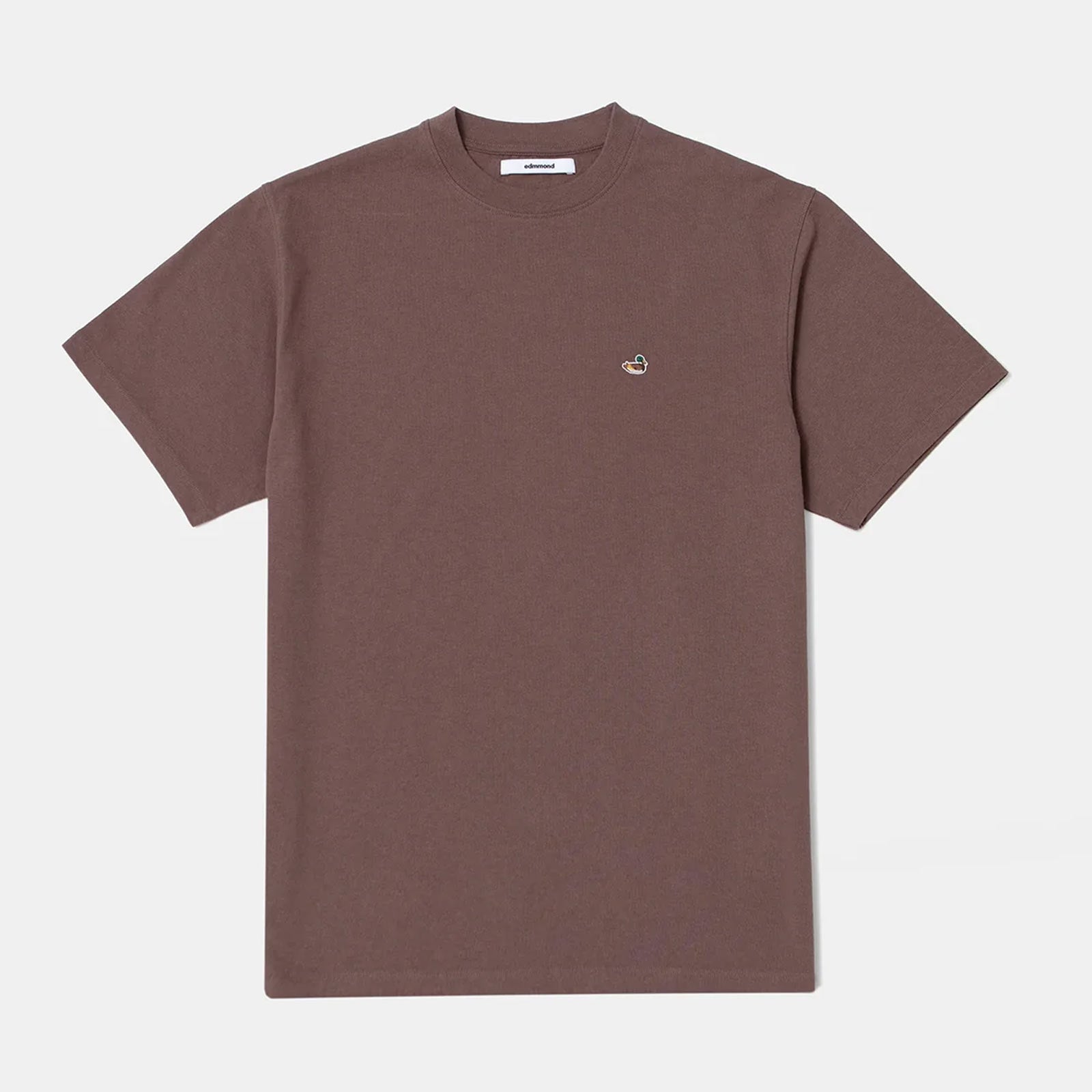 Duck Patch Tee plain chocolate