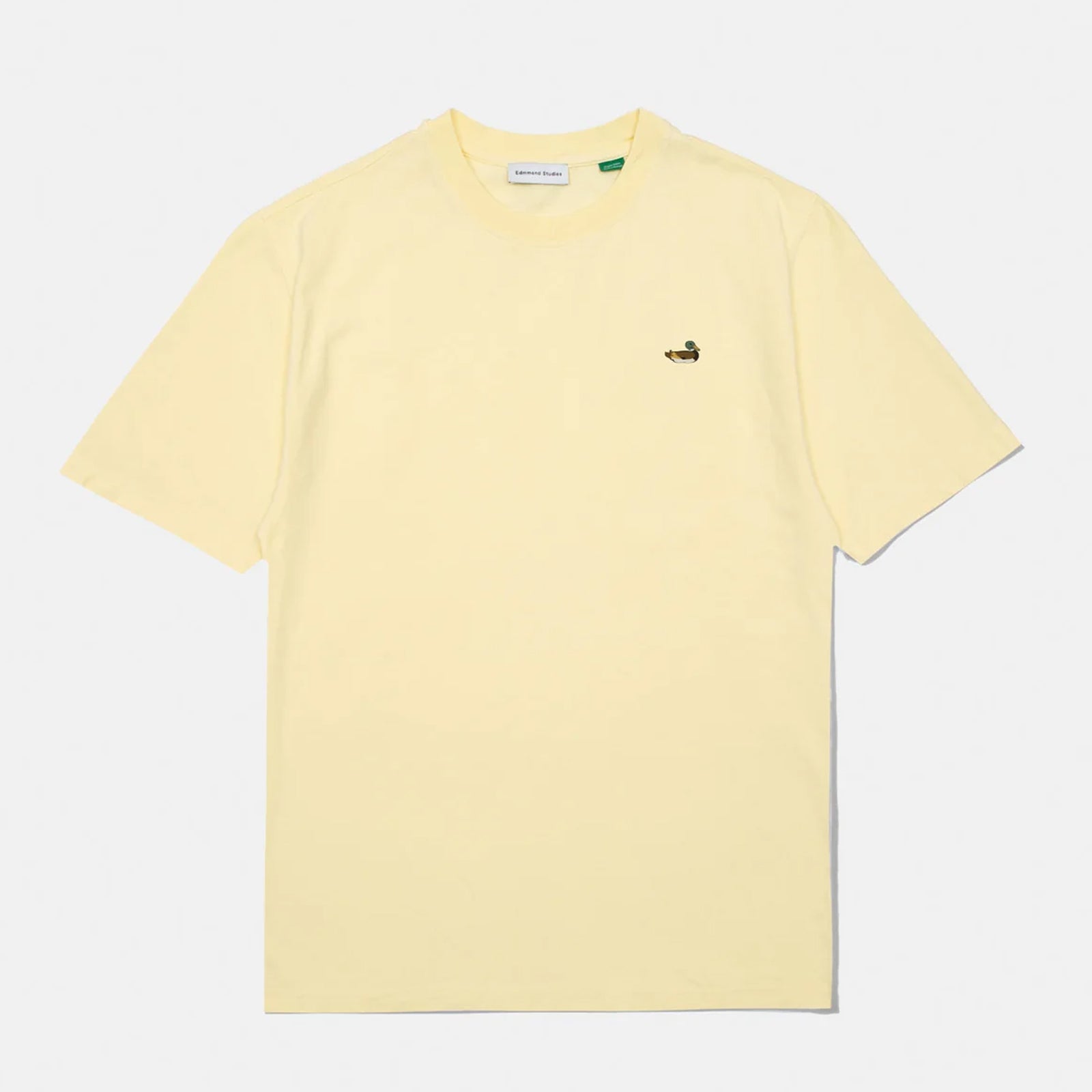 Duck Patch Tee plain light yellow