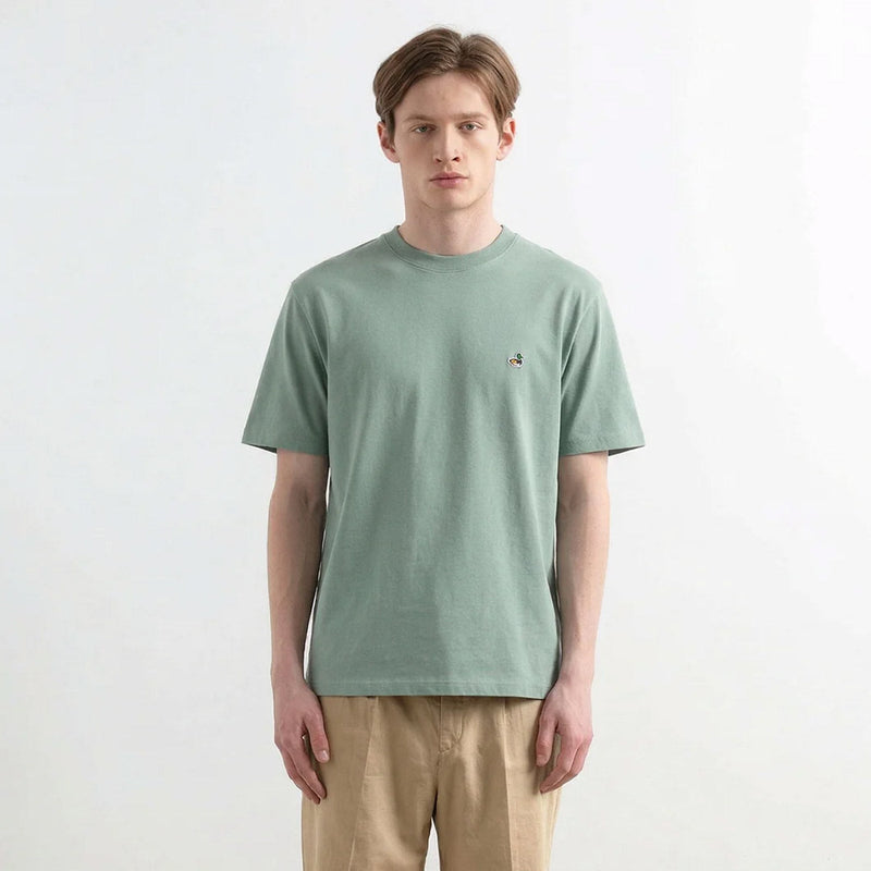 Duck Patch Tee plain sage green Edmmond Studios