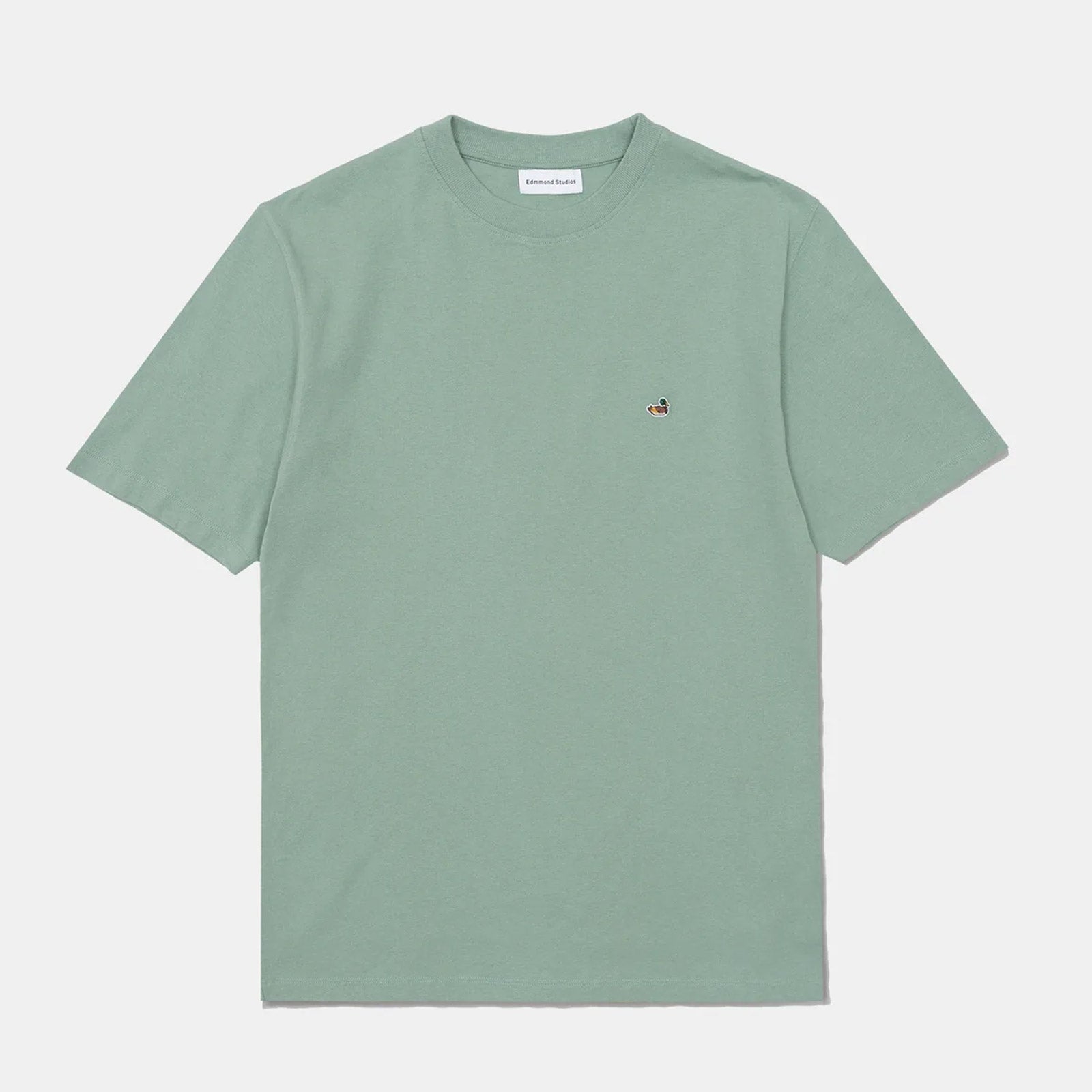 Duck Patch Tee plain sage green Edmmond Studios