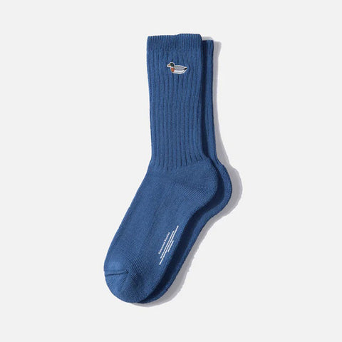 Duck Socks plain blue