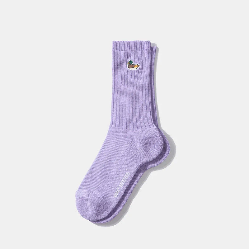 Duck Socks plain light purple