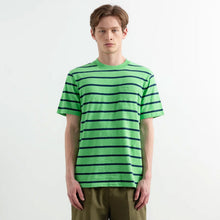 Flame Stripes T-Shirt plain green Edmmond Studios
