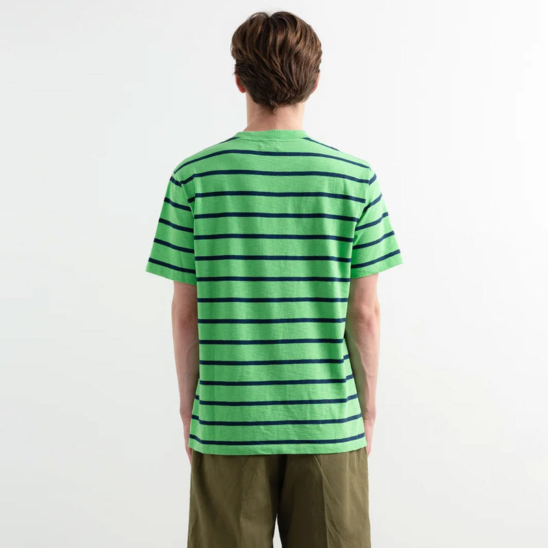 Flame Stripes T-Shirt plain green Edmmond Studios