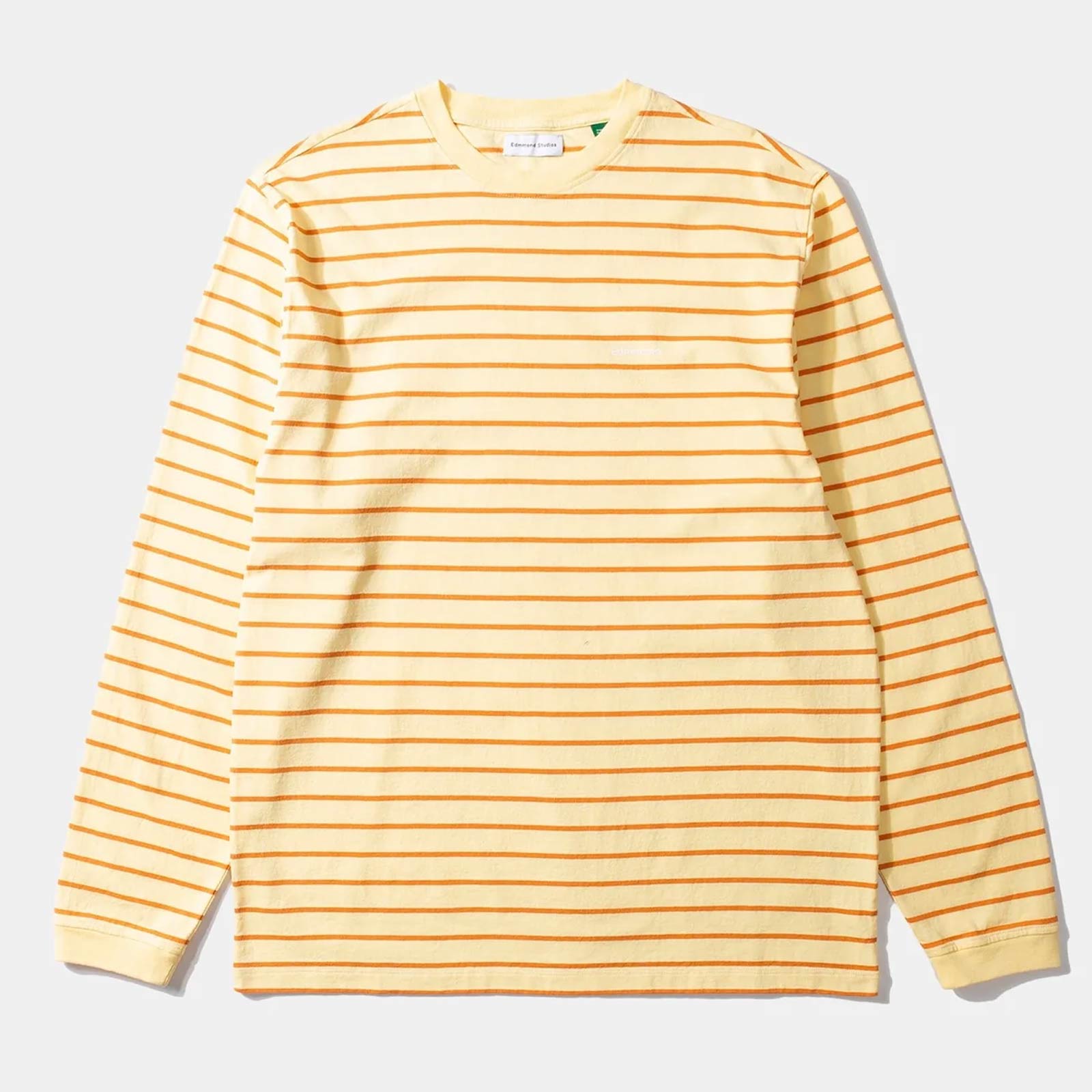 Mini Logo Stripes LS plain light yellow