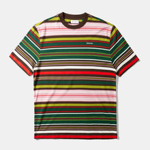 Mini Logo Stripes Tee plain cholate