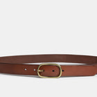 New Raw Belt plain brown Edmmond Studios