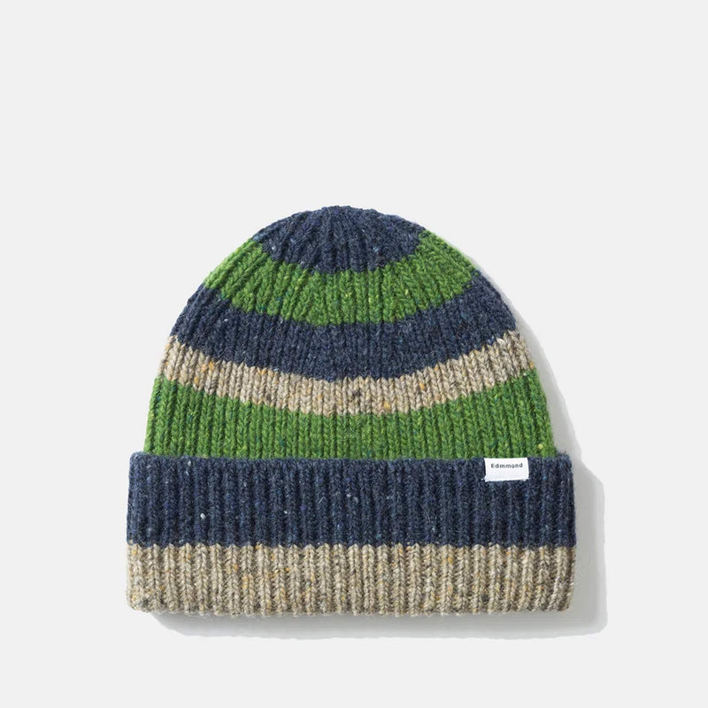 Paris Beanie plain navy Edmmond Studios
