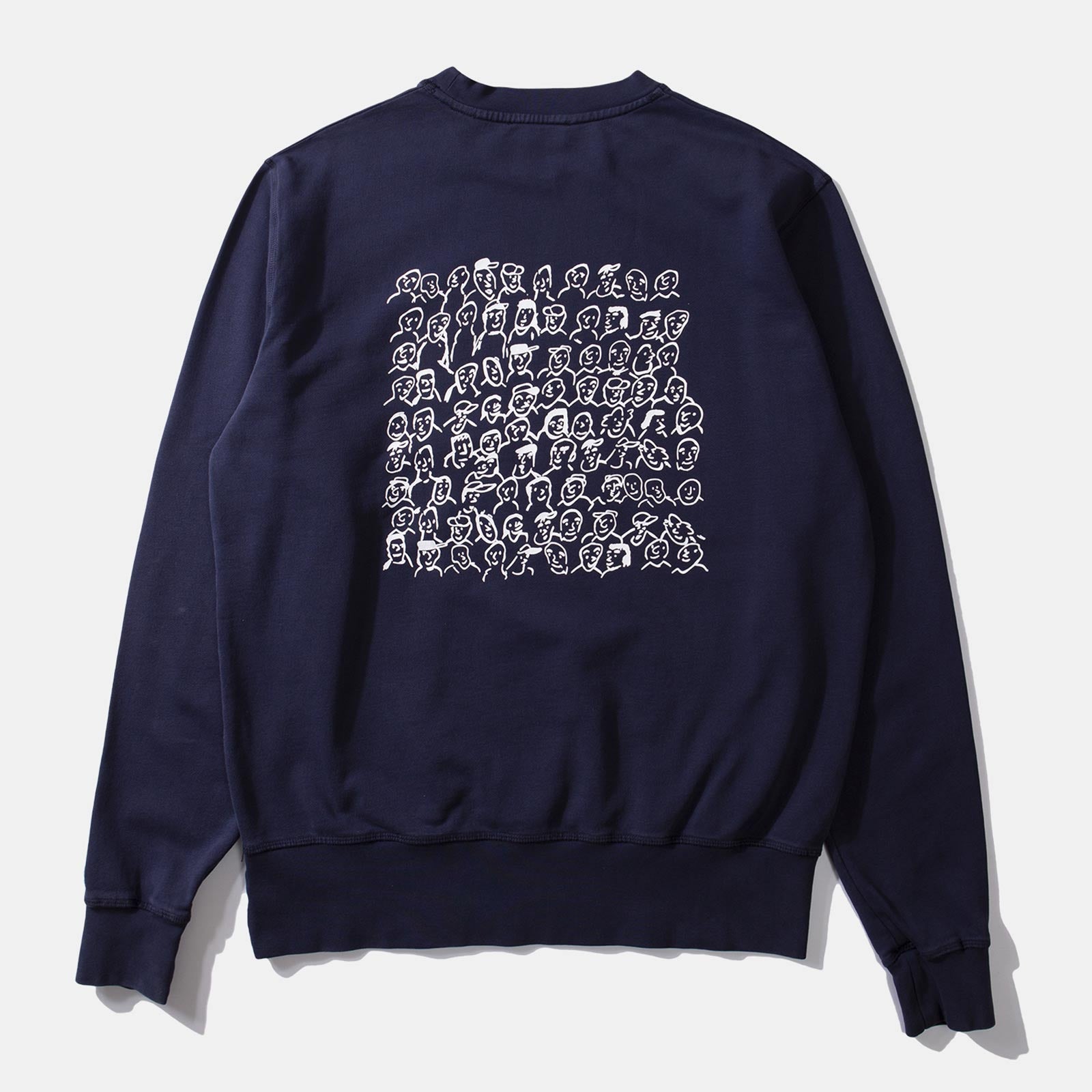 People Sweatshirt plain navy