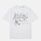 Tennis Courts Tee plain white