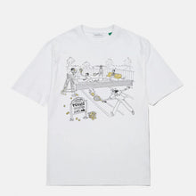 Tennis Courts Tee plain white