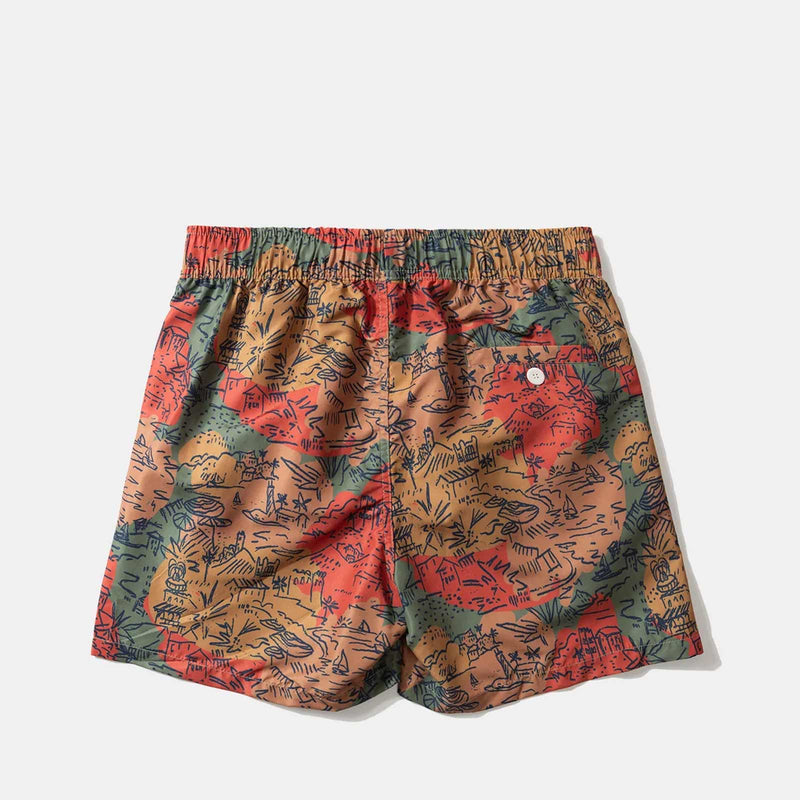 Wilderness Swimshorts plain brown Edmmond Studios