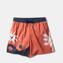 Yin Yang Sun Swimshorts plain brick Edmmond Studios