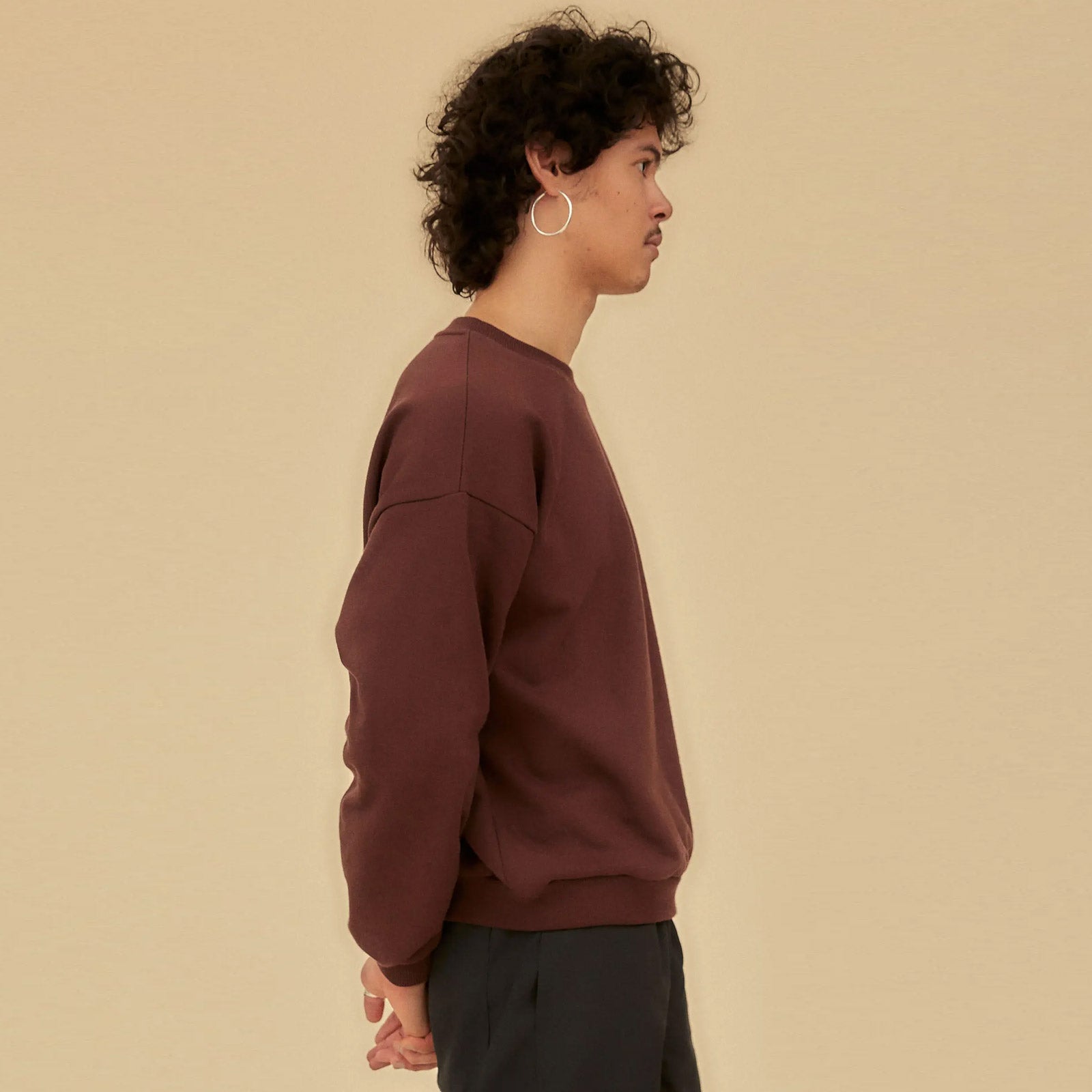 EDO Organic Crewneck plum wood