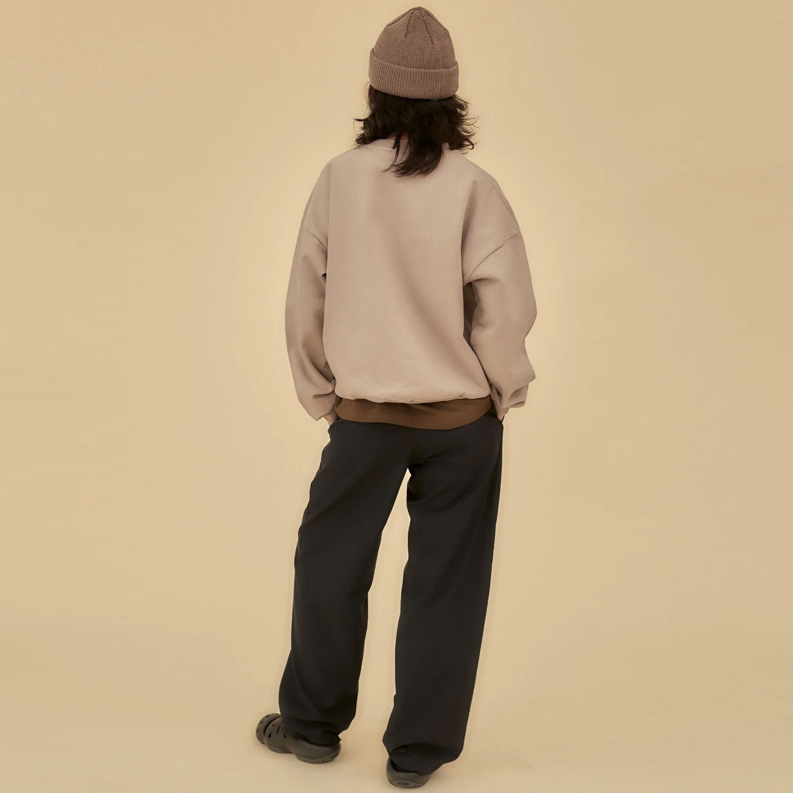 EDO Organic Crewneck shroom stone