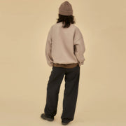 EDO Organic Crewneck shroom stone