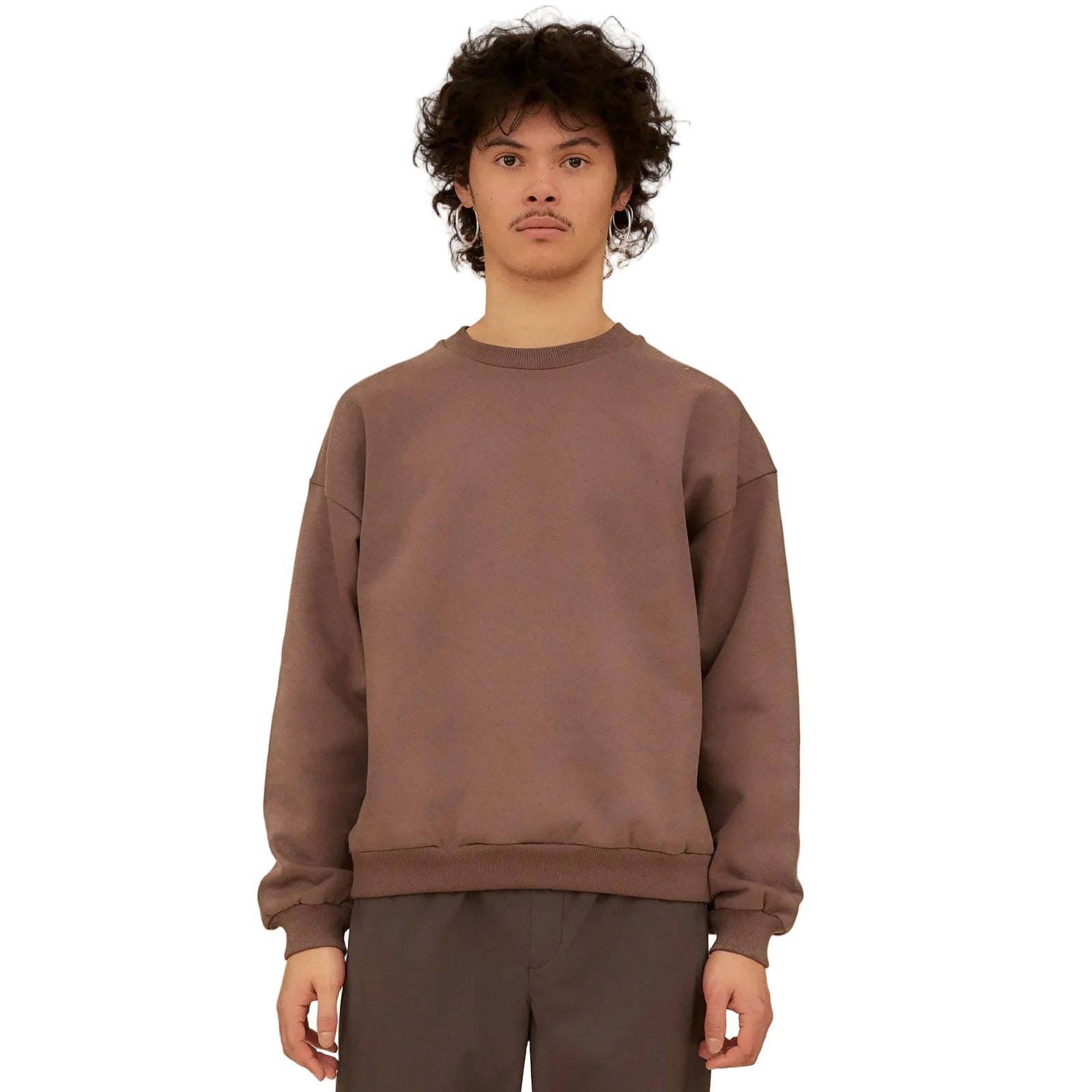 EDO Organic Crewneck smokey fig