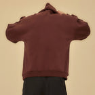 EDO Organic Hoodie plum wood