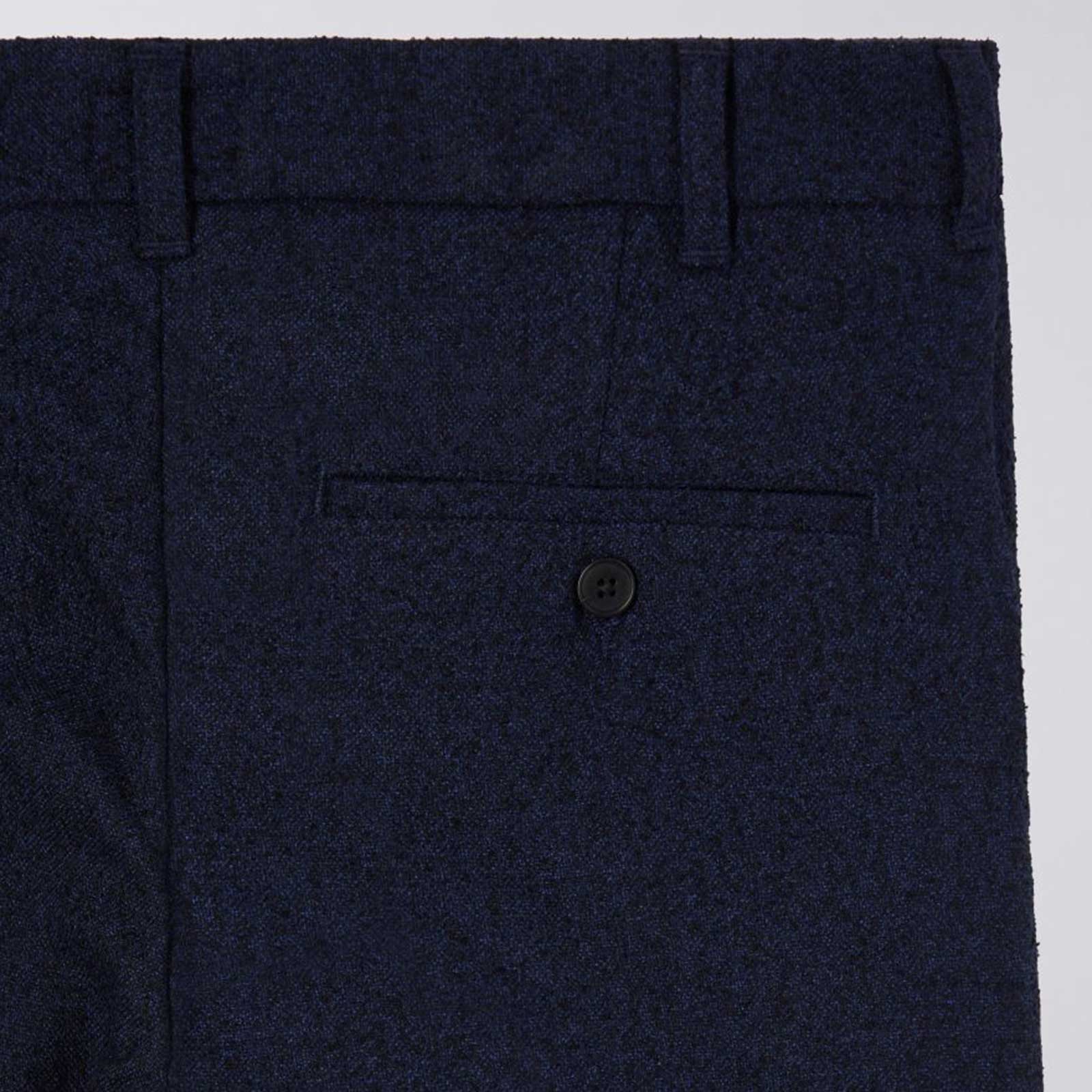 Eddy Pant Bouclé Cloth dark navy