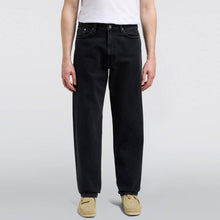 Loose Fit Kaihara Right Hand Black Denim 13oz black dark used Edwin Jeans