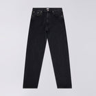 Loose Fit Kaihara Right Hand Black Denim 13oz black dark used Edwin Jeans