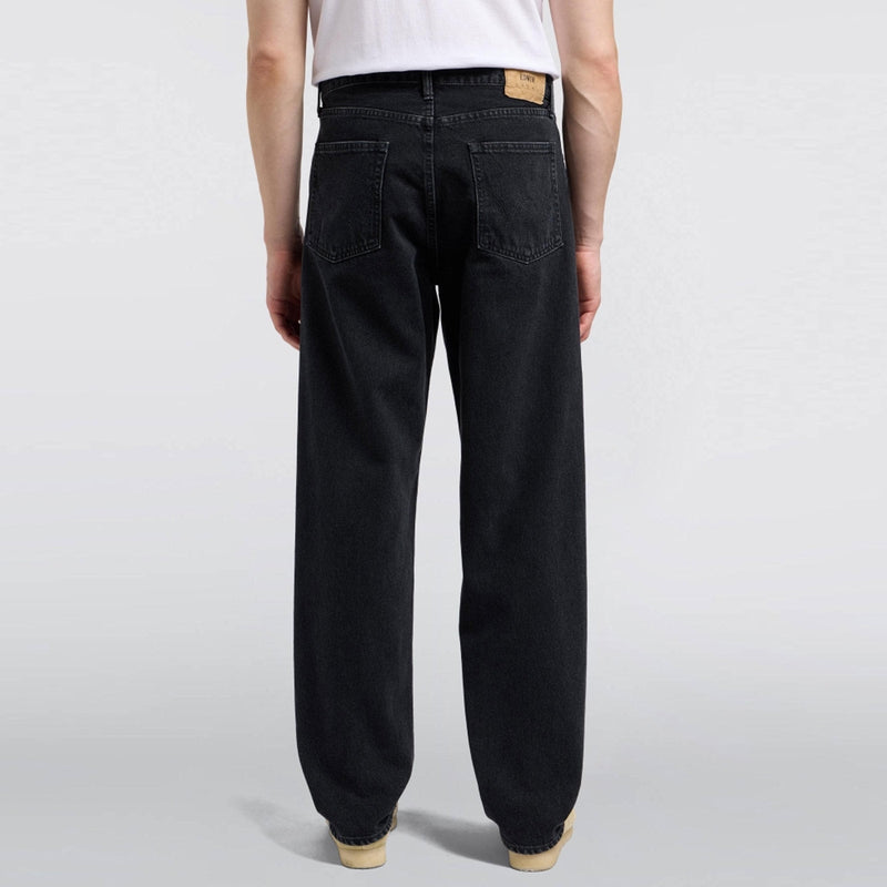 Loose Fit Kaihara Right Hand Black Denim 13oz black dark used Edwin Jeans