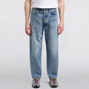 Loose Fit Kurabo Recycle Red Selvage Denim blue light used