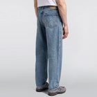 Loose Fit Kurabo Recycle Red Selvage Denim blue light used