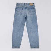 Loose Fit Kurabo Recycle Red Selvage Denim blue light used