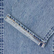 Loose Fit Kurabo Recycle Red Selvage Denim blue light used