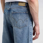 Loose Fit Kurabo Recycle Red Selvage Denim blue light used