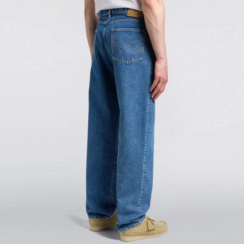 Loose Fit blue mid light used Edwin Jeans