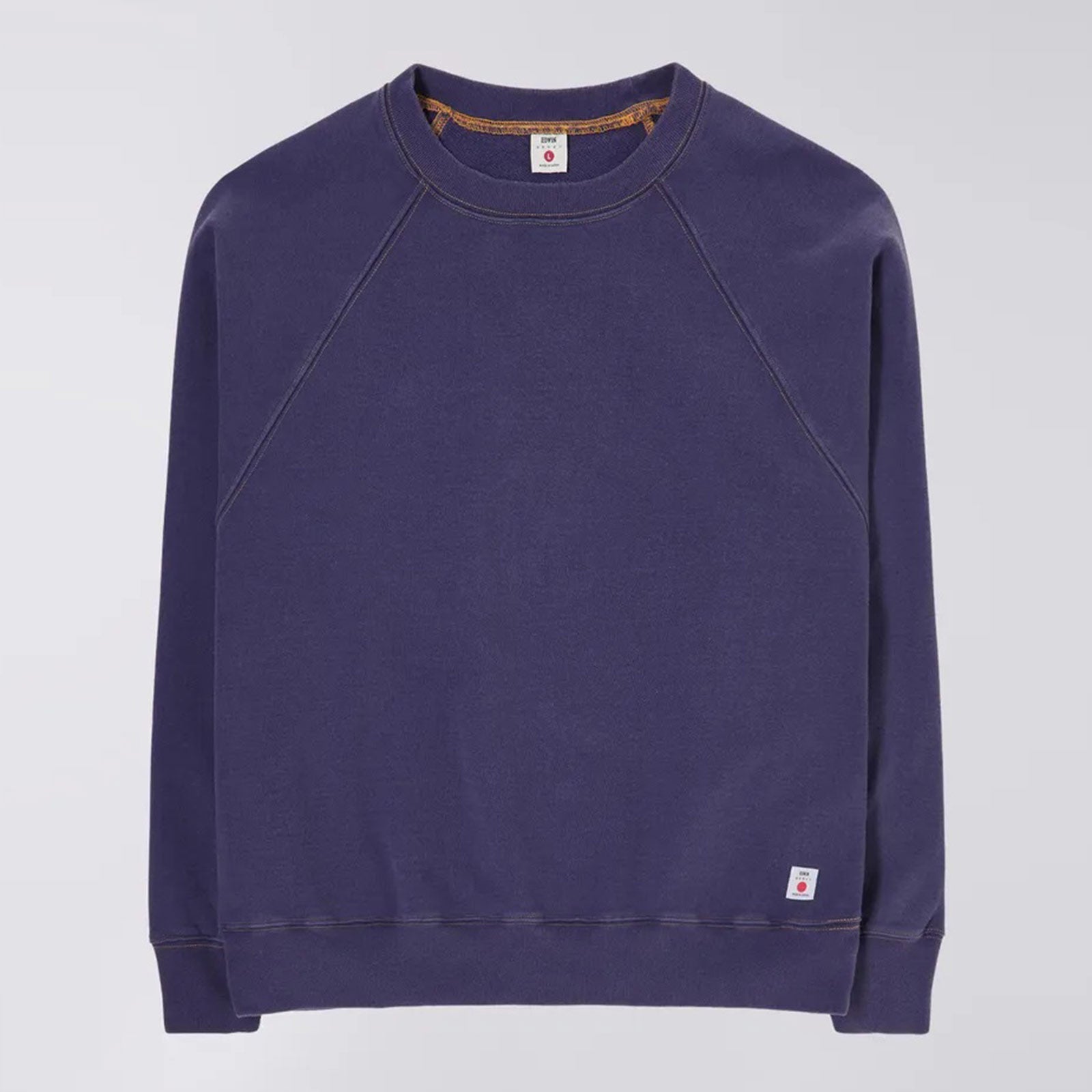 Raglan Sleeve Crewneck Sweat dark purple ozone