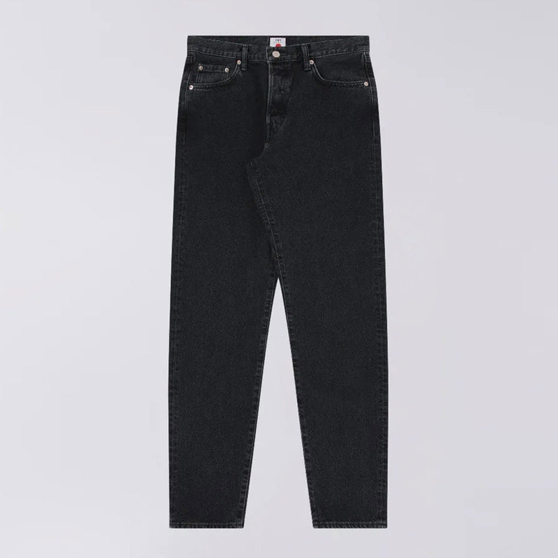 Regular Tapered Kaihara Right Hand Black Denim black dark used