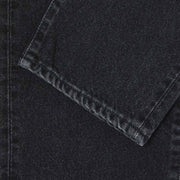 Regular Tapered Kaihara Right Hand Black Denim black dark used