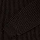 Roni High Collar Jumper dark brown (garment wash)